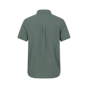 Mountain Warehouse Heren Palm Textuur Korte Mouwen Shirt (Groen)