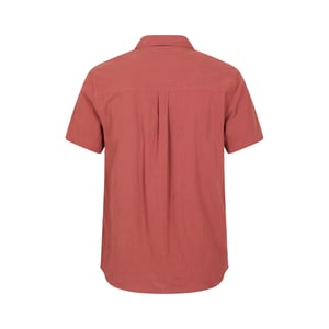 Mountain Warehouse Heren Palm Textuur Korteborzen Shirt (Roest)
