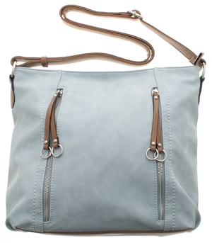 Womens Crossbody Fashion Bag Lovely Zip Fastening sky blue
