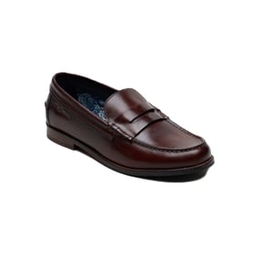 Ben Sherman Sid Brush Off Leer Heren Bruine Penny Loafers