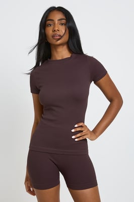 Contour Ribbed Seamless Cycling Short