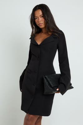 Tall Bardot Fitted Blazer Dress