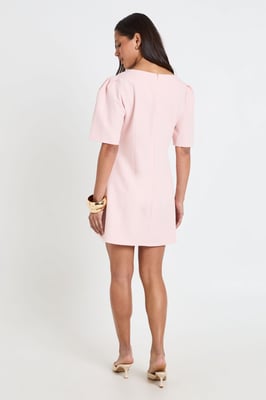 Structured Seam Detail Mini Dress