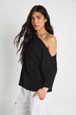 Tall Off The Shoulder Oversized T-Shirt