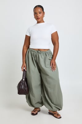 Plus Basic Short Sleeve Fitted Top