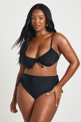 Plus Swimwear Essentials Tummy Control High Waist Brief
