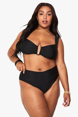 Plus U Band Bikini Top & Bikini Bottom Set