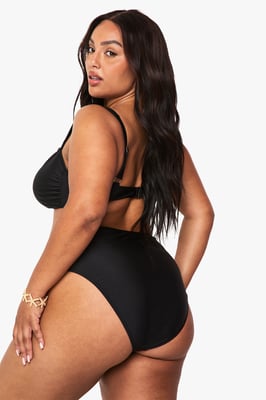 Plus U Band Bikini Top & Bikini Bottom Set