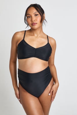 Maternity Ruched Bikini Top