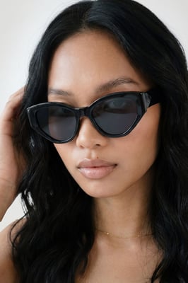 Chunky Framed Cat Eye Sunglasses