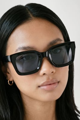 Chunky Framed Square Sunglasses