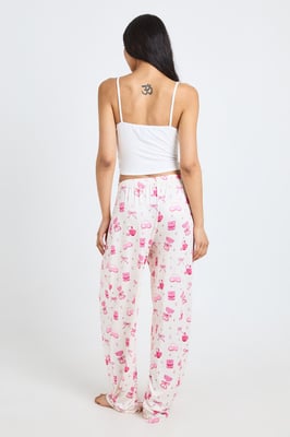 Tall Martini & Bow Print Cami and Trouser Pyjama Set