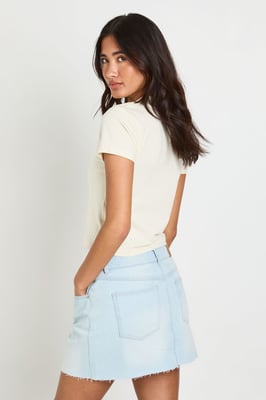 Denim Mini Skirt