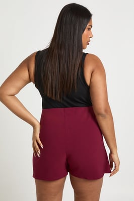 Plus Bengaline Wrap Skort