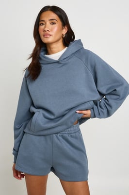 Raglan Seam Oversized Hoodie
