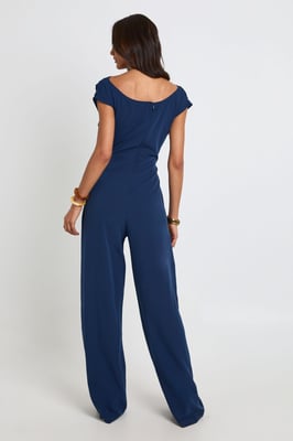 Tall Asymmetric Wide Leg Jumpsuit