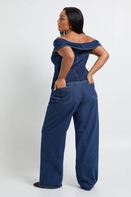 Plus Wide Leg Jean