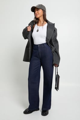 High Waist Wide Leg Jean