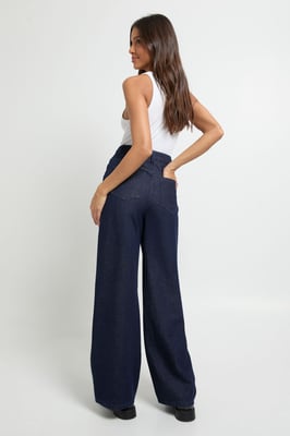 High Waist Wide Leg Jean