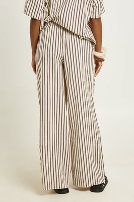 Stripe Wide Leg Trouser