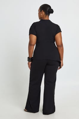 Plus Wide Leg Trouser