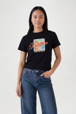 Positano Stamp Printed Baby Tee