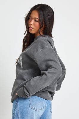 Arizona Printed Washed Oversized Sweatshirt