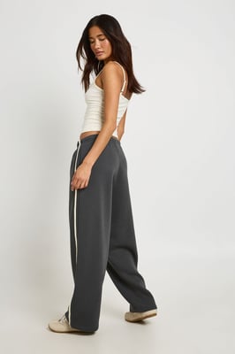 Strappy Cami Vest Top And Striped Jogger Tracksuit