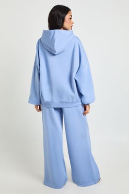 Boxy Hoodie And Straight Leg Jogger Tracksuit