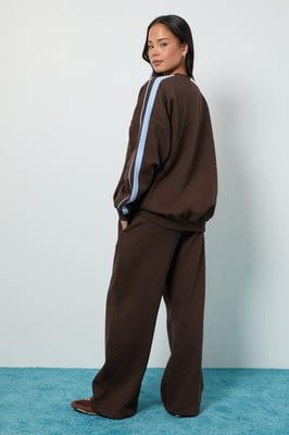 Stripe Detail Straight Leg Jogger