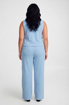 Plus Rib Button Top and Trouser Co-Ord