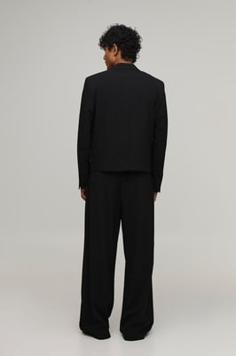 Tailored Pleat Front Wide Fit Suit Trousers