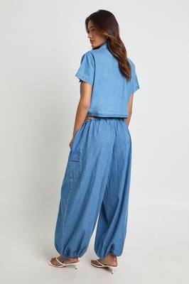 Chambray Balloon Trouser