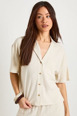 Tall Premium Linen Short Sleeve Shirt