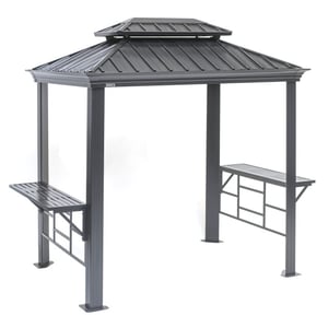 Sojag Messina aluminium bbq grillpaviljoen 179x292x262 cm