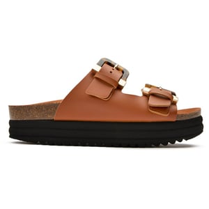 V.gan Vegan Plum Footbed Tortoiseshell Sandals