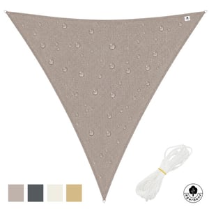 4gardenz Schaduwdoek waterafstotend driehoek 3x3x3 mtr -