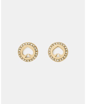 Spot The Spade Pave Halo Spade Studs