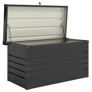 Westmann 4goodz kussenbox metaal 350l opbergbox tuin waterdicht en afsluitbaar -