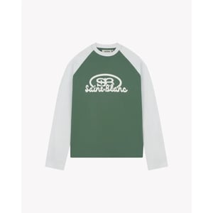 Saint Blanc Blend logo raglan longsleeve green