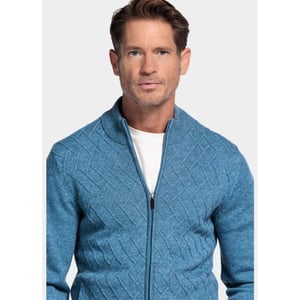 Baileys Vest cardigan zip 10gg, front body 522022/665