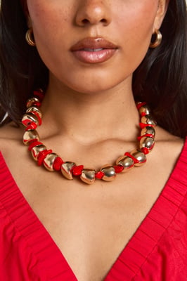 Statement Beaded Necklace