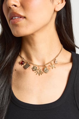Gold Charm Necklace