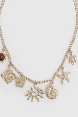 Gold Charm Necklace