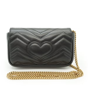 Gucci leren crossbodytas GG Marmont