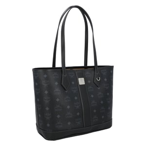 MCM Neuer Liz Shopper Small in Visetos in Schwarz Monogram Handtasche Damen