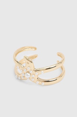 Starfish Pearl Detail Bangle