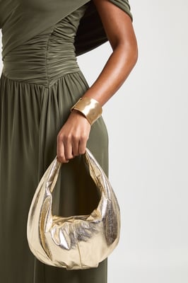 Metallic Slouchy Grab Bag