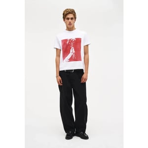 Neuw U-nc blume tee 001-white