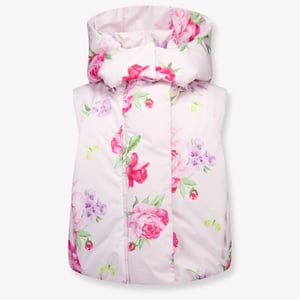 Monnalisa Kinder meisjes bodywarmer in licht